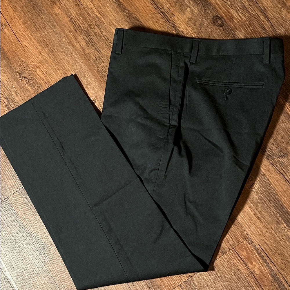 Men's Banana Republic Slim Black Suit Dress Pants